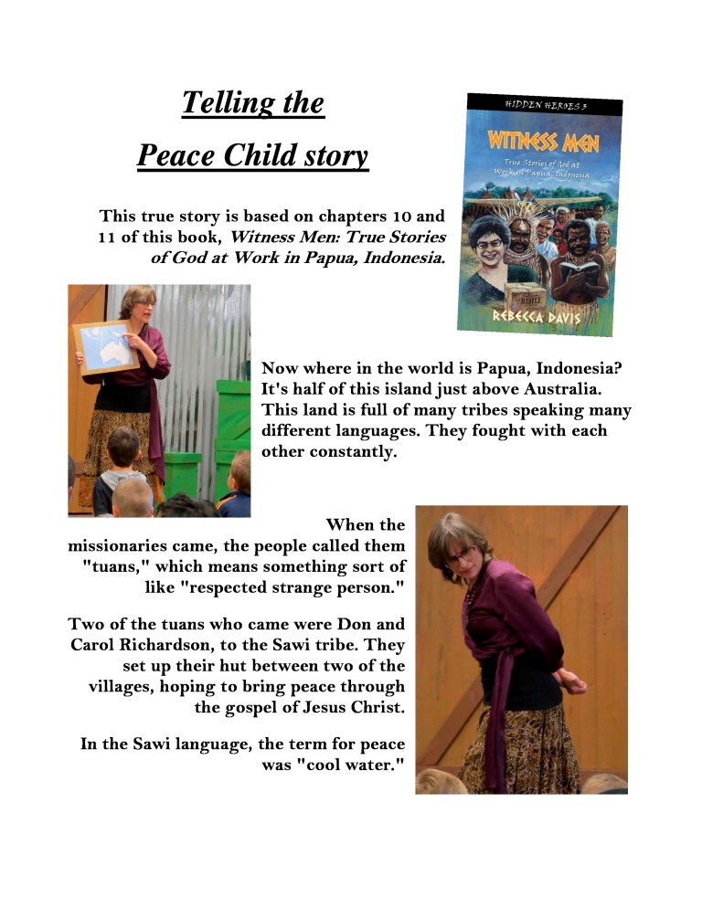 Peace Child photo essay page 1